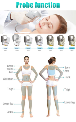 HIFU Focused Ultrasound Therapy with 4MHz Frequency hifu body slimming machine