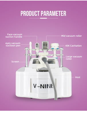 Portable V9 vela slim RF cavitation Infrared body shape slimming machine