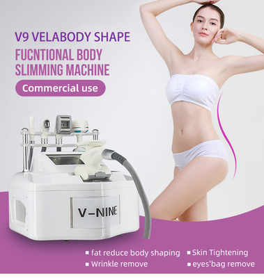 Portable V9 vela slim RF cavitation Infrared body shape slimming machine